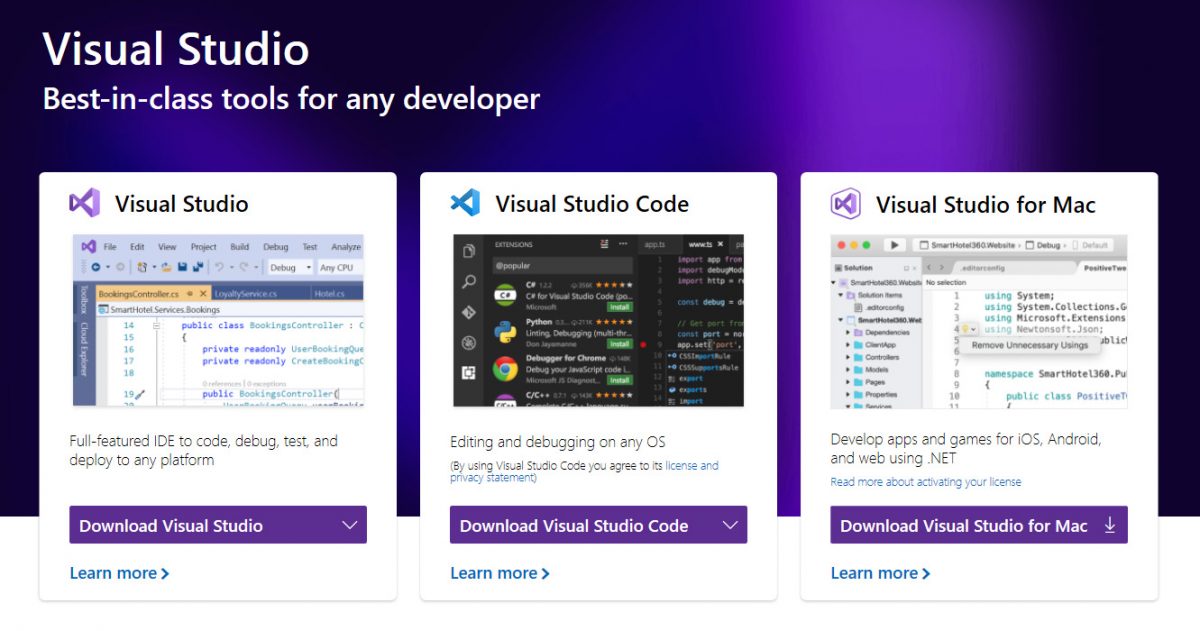 Visual Studio Mac C Download